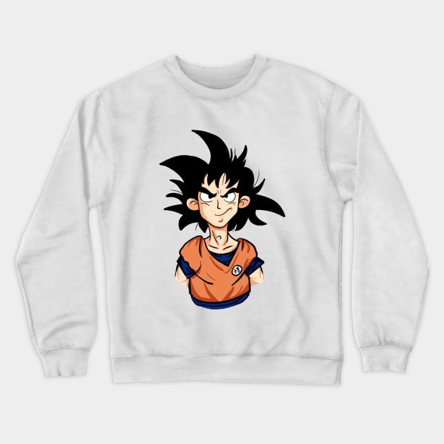 Goku Crewneck Sweatshirt by MmzArtwork